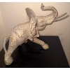 Image 2 : Vintage Elephant Statue - Art Pottery 20"Long 