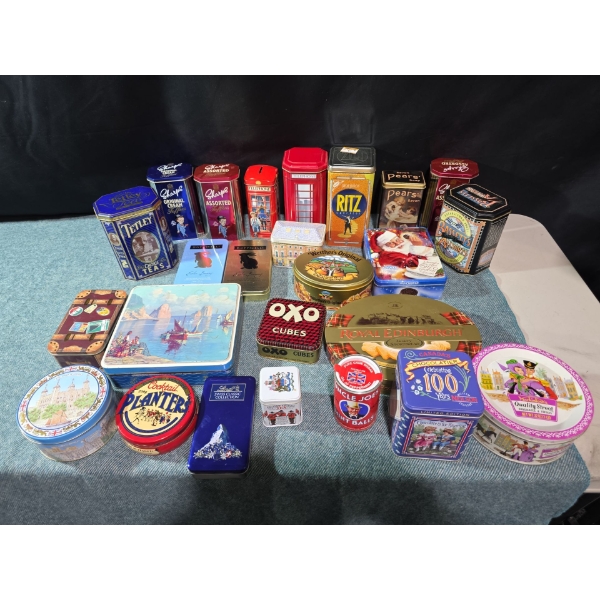 Collectable Tins: Werthers, Ritz, Planters & More