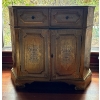 Image 2 : Gorgeous Hand Painted Antique Gilded Dresser, No Key - 36W, 33T 