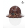 Image 2 : Antique MSA Bakelite Mining Helmet Equipped With A Miner's Lamp Bracket. 