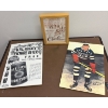 Image 1 : NHL Memorabilia Lot with Bee Hive Offer, Nels Stewart Print, and O'Keefe's Ad