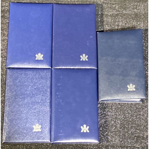 5 Different Specimen Coinage Sets