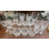 Assortment of Crystal Drinking & Sipping Glasses