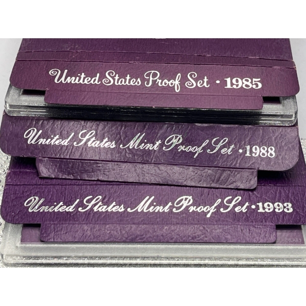 1993-1988-1985 United States Proof Set 