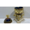 Image 3 : Faberge Egg and Train Trinket Box made in Russia 5H