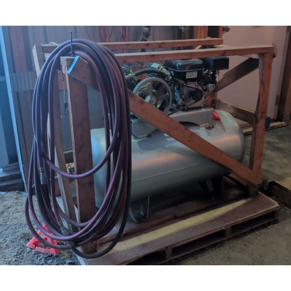 Heavy Duty Briggs & Stratton Brand Industrial Air Compressor 208cc 9.50ft-lbs