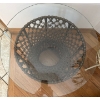 Image 5 : Hand Stitched Macrame End Table w/ Decorative Italian Soup Taurine 17T