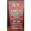 Image 1 : New York  Subway Sign - 20x42 