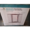 Image 2 : Designer Wood & Metal Adjustable  Gate. 28"-42.5" w, 30 h