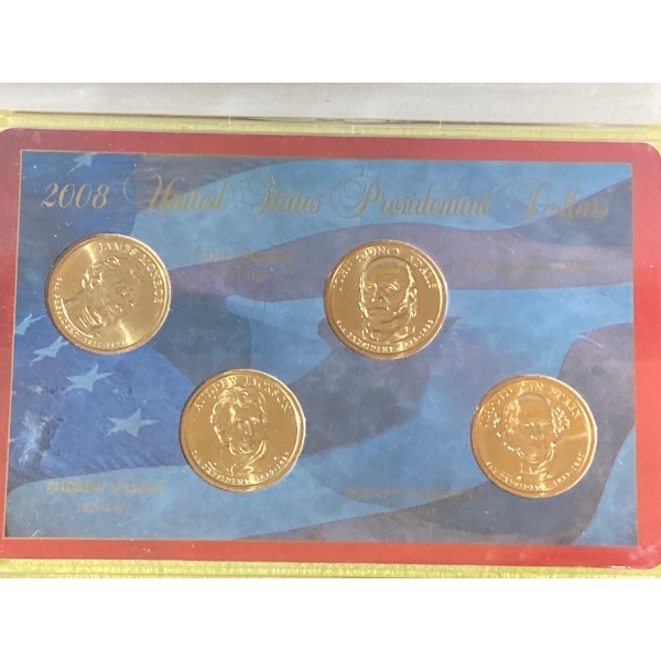 2008 United States Mint Presidential $1 Coin Proof Set