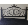 Image 3 : Ornate Metal King Sized Head and Foot Boards w/ Side Rails 83 W, 90 D, 66.5 T 