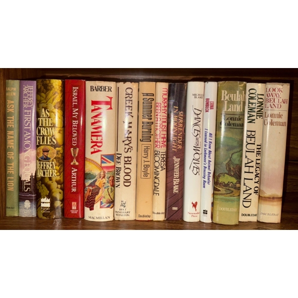 Assorted Hard Cover Books - Dances w/ Wolves Tamera & More