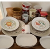 Image 1 : Campbells Kitchenware Collection w/Soup Bowls, Cups, Salt & pepper Shakers; Plus Variety of  Plates 