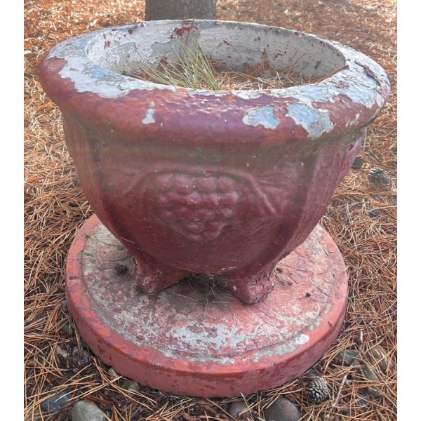 Outdoor Plant Pot 20"tall (Paint is Chipping)