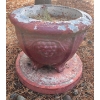 Image 1 : Outdoor Plant Pot 20"tall (Paint is Chipping)