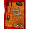 Image 10 : Mastercraft Rolling Tool Chest- Red Multiple Drawered Tool Box Full Of Various Tools & Garage Goodie