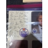 Image 7 : Edmonton Oilers Memorabilia Set With Four Unopened Wayne Gretzky Hockey Card Packs