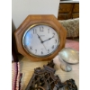 Image 4 : Eclectic Collection Including Tins, Clocks, Artwork, and Vintage MCM Coppercraft