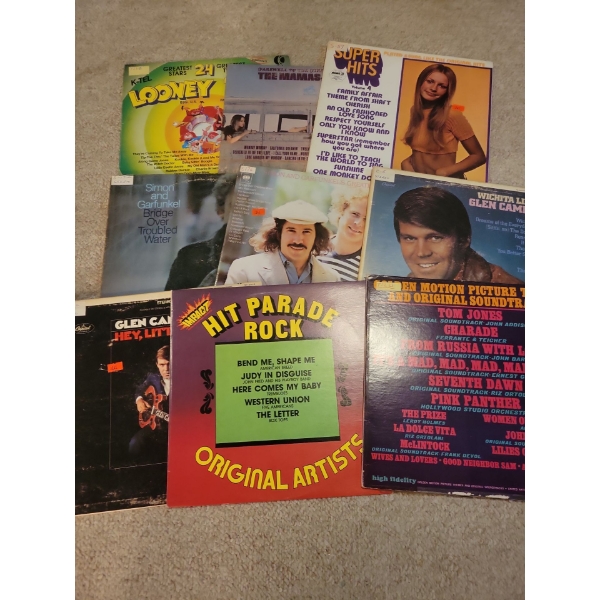 Vinyl Records Collection - Looney Toons Simon & Garfunkle & More