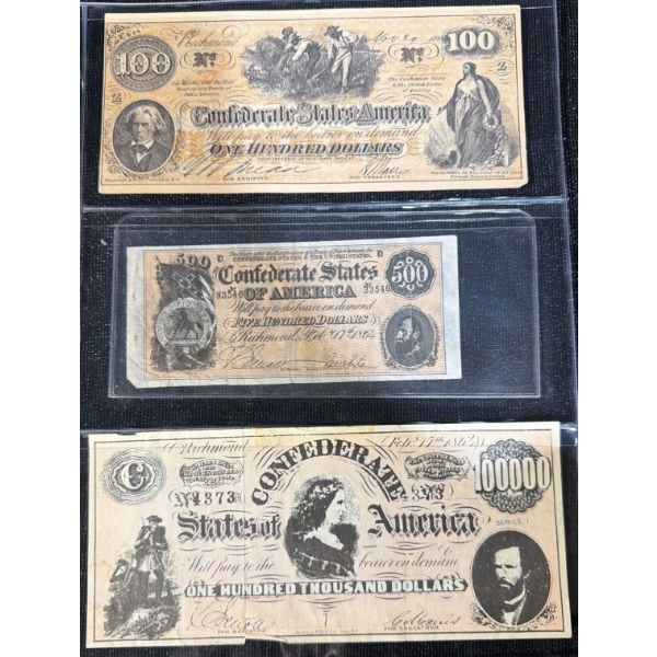 Confederate States of America Bills