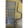 Image 2 : Collection Of Various Sized Wrenches w/ Socket Supply