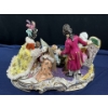 Image 10 : Meissen Dresden China Figures 22Wx12Dx16H (CANNOT SHIP)