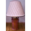 Image 1 : Ceramic Table Lamp With Milk Can Design and Fabric Shade