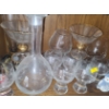 Image 3 : Barware Contents of Cupboard Incl: Decanter 12 T and Other Glassware,  Botlemtan German Teacup Set 