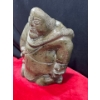 Image 6 : Inuit Elder Soapstone Carving 6Wx8H T-TAR