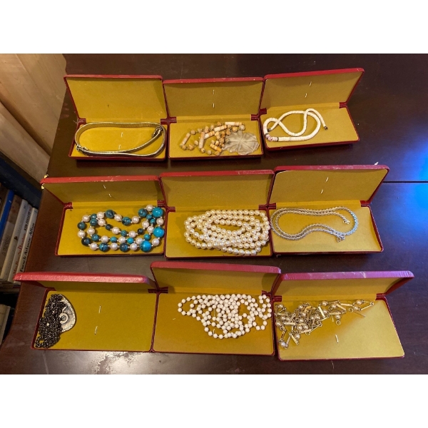 Set of Costume Jewellery Necklaces