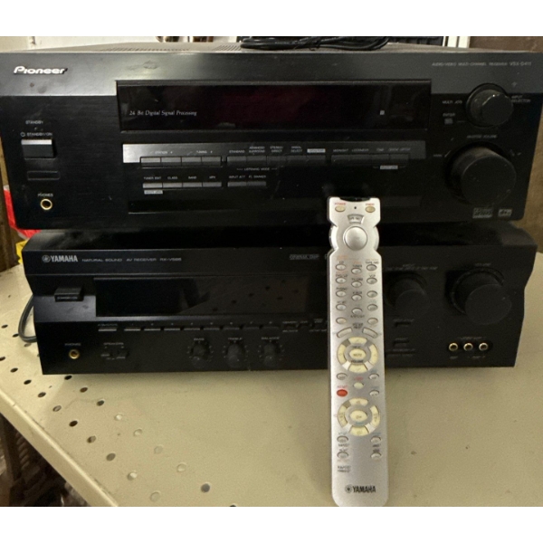 Yamaha  Audio/Video Reciever Multi-Channel & Pioneer Natural Sound AV Reciever VSX-D411