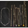 Image 1 : Gold and Silver , Stamped- Unverified Jewelry With Assorted Gemstones