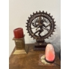Image 1 : Shiva Brass Indian Statue 13T & Candles