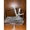 Image 8 : Bundle Of Vintage Glassware & Serving Decor  Napkin Weights Gravy Boats Humming Bird Butter Dish & M