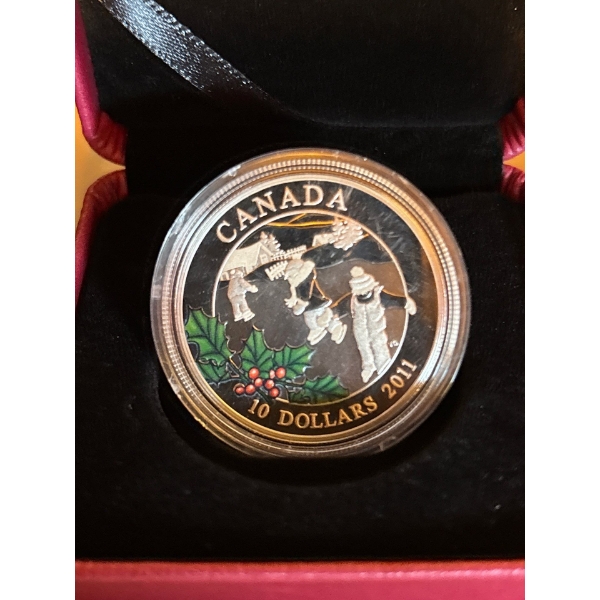 2011 $10 Little Skaters - Pure Silver Coin
