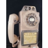 Image 5 : Vintage Automatic Electric Company 3-Slot Rotary Dial Pay Phone- Beige