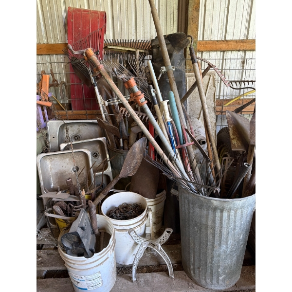 Chains, Rakes, Sinks, and Metal Tools