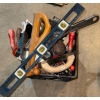Image 1 : Bucket Of Misc Tools Level Wrench & More