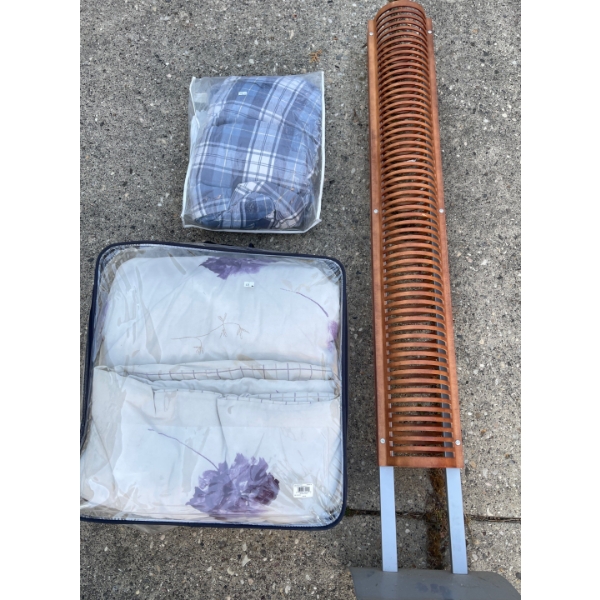 Queen Size Floral Comforter w/ Cozy Flanel Sheet Set, CD Tower & More