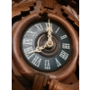 Image 3 : Hand-Carved Wooden Cuckoo Clock with Hunting Theme and Stag Motif