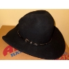 Image 3 : American Hat Company Inc's High Crowned Blk Cowboy Hat (XL)