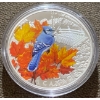 Image 2 : 2021 $20 Blue Jay Fine Silver Coin 31.39 Grams