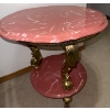 Image 4 : Gorgeous 2 Tiered French Stone Empire Cocktail Tables 21x23 (2)