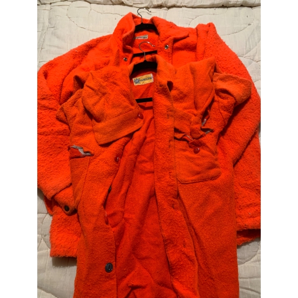 Vintage Hunting Clothes, Outerwear Including Pelle Cuir Leather Coat and Gaults Jacket