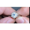 Image 1 : 2.55 ct Certified Silver Aquamarine gemstone Ring ($1,541 Appraisal)