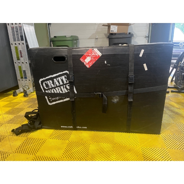Hard Shell Touring Case For The Traveling Biker By Crate Works L44" W12" H31" 