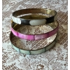 Image 2 : Costume Jewelry Items - Stainless Steel Bracelet, Vintage Pins and More! 