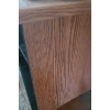 Image 5 : TV Stand w/ Glass Front Cabinet and Side Storage Shelves for DVD's/ CD's/ Games 28 W, 16 D, 29 T