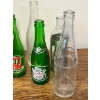 Image 3 : Collection of vintage glass bottles. Canada Dry, 7-up, Antique Capital Beverages, Calgary & more