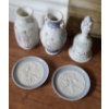 Image 1 : Lladro Small Jars and Bell 4.5 T, Mini Plates 3" Diameter 